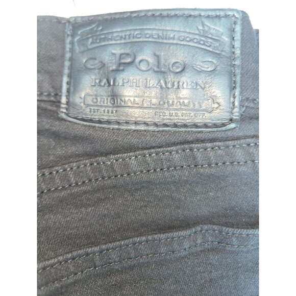 Polo Ralph Lauren Mens Hampton Relaxed Straight Jeans Black 38 x 34 - Picture 8 of 11